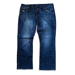 Lucky Brand 367 Vintage Boot Cut Jeans Mens 42x32 Dark Wash Denim